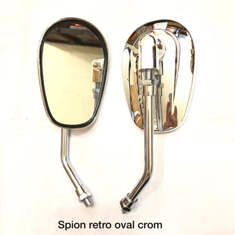 spion honda oval,kotak daytona, retro crome
