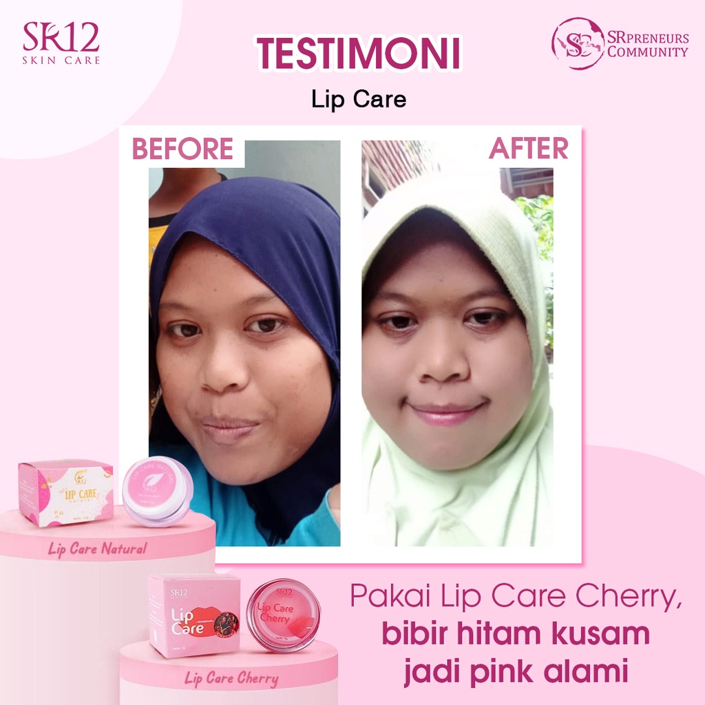 LIP CARE SR12 BEST SELLER..!! PELEMBAB BIBIR / PEMERAH BIBIR PERMANEN / PEMERAH BIBIR PEROKOK / LIPCARE SR12 / LIP BALM / LIPTINT / PENCERAH WARNA BIBIR AMAN BPOM