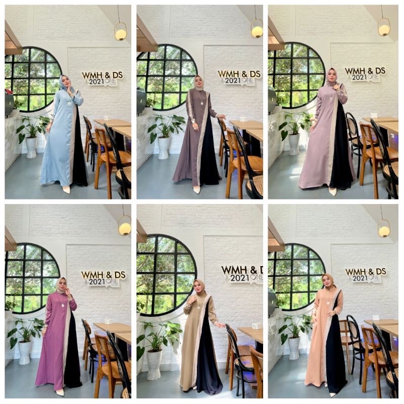 Gamis HMF Ori Model Vanesha Dress