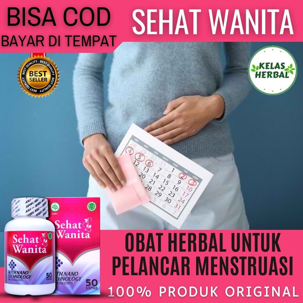 Obat Telat Datang Bulan - Obat Telat Haid 1 2 3 4 Bulan - Obat Pelancar Haid - Melancarkan Menstruas