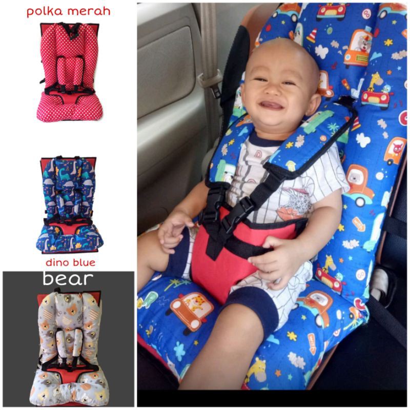 Baby Car Seat Kursi Mobil Bayi Alas Stroller Bayi Sabuk Pengaman Bayi di Mobil Untuk Mudik