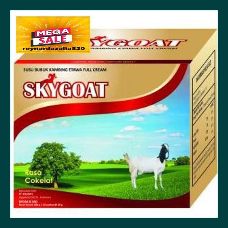 

Reypsum Skygoat - Susu Bubuk Kambing Etawa Full Cream Rasa Coklat S30Cryr