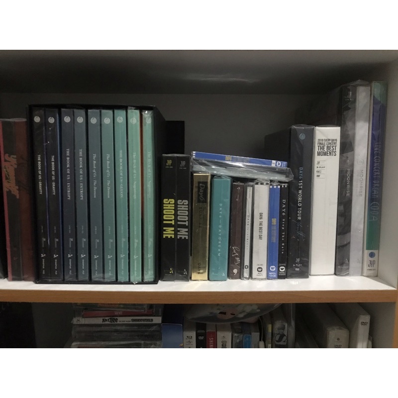 Day6 Album Only The Book Of Us, Moonrise, Shoot me, Remember Us, Gluon, Gravity, Entropy, Negentropy