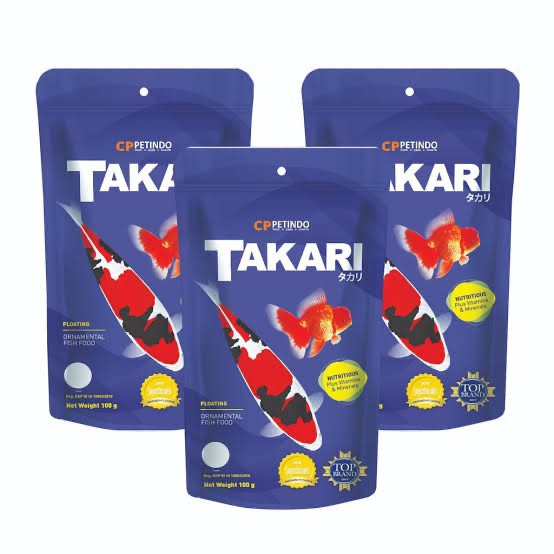 Pelet Ikan Takari 2 mm Plus Vitamin &amp; Mineral