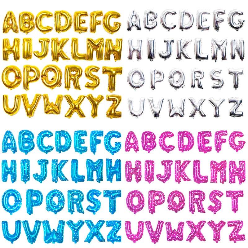 balon foil Huruf / Abjad / Alfabet