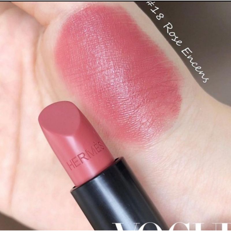 HERMES SATIN LIPSTICK - 18 ROSE ENCENS