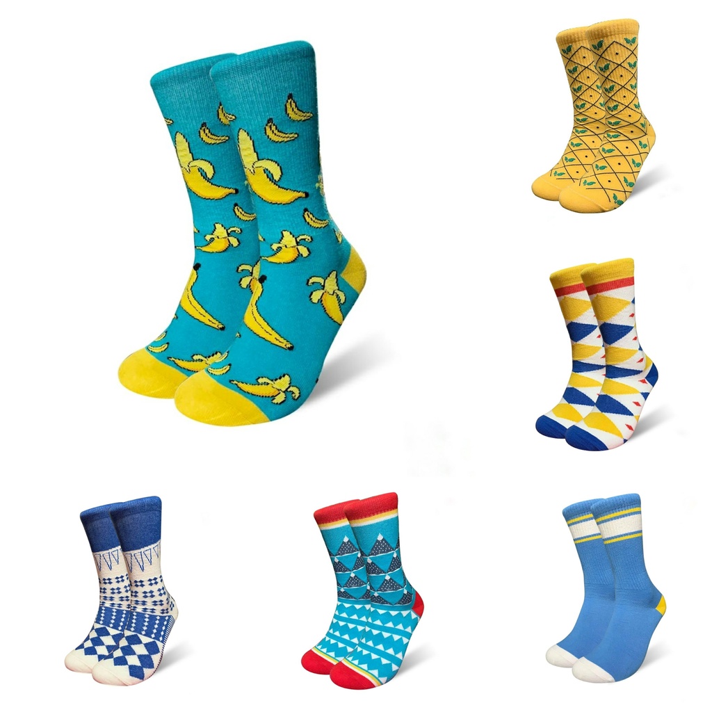 Kaos Kaki Pria Wanita Motif Panjang Dewasa Sport Olahraga Oldscool