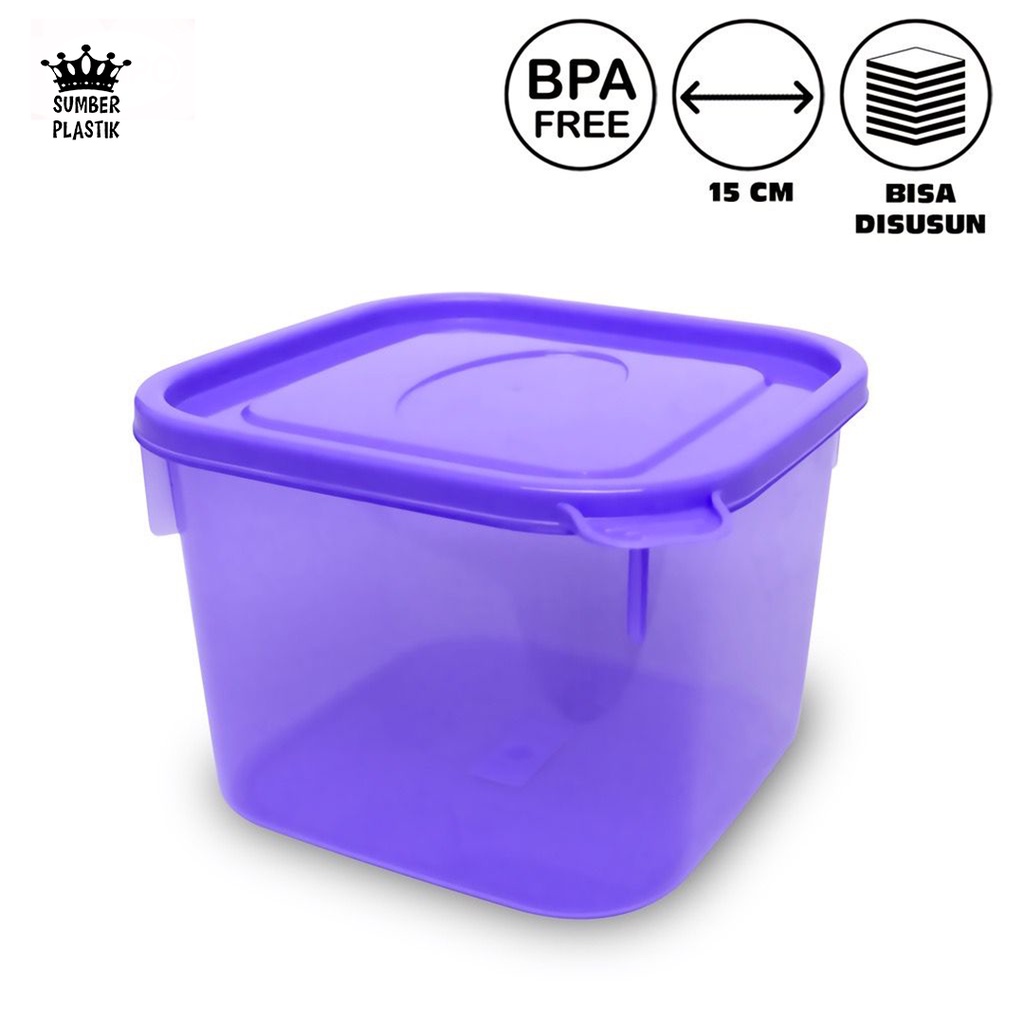 SHINPO Toples Plastik Ukuran M 1.65 L Tempat Cemilan Boccadillo Food Storage BPA FreeSPO-SIP-304M