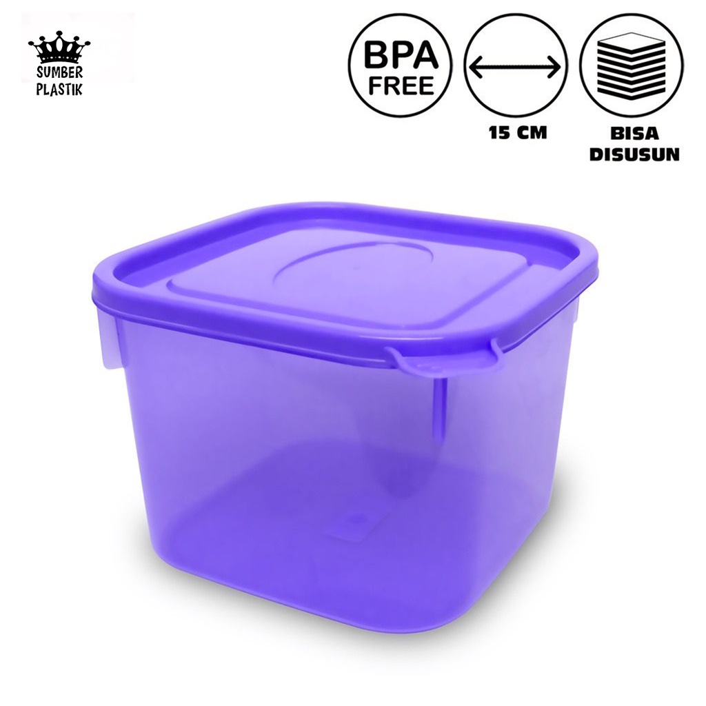 SHINPO Toples Plastik Ukuran M 1.65 L Tempat Cemilan Boccadillo Food Storage BPA FreeSPO-SIP-304M