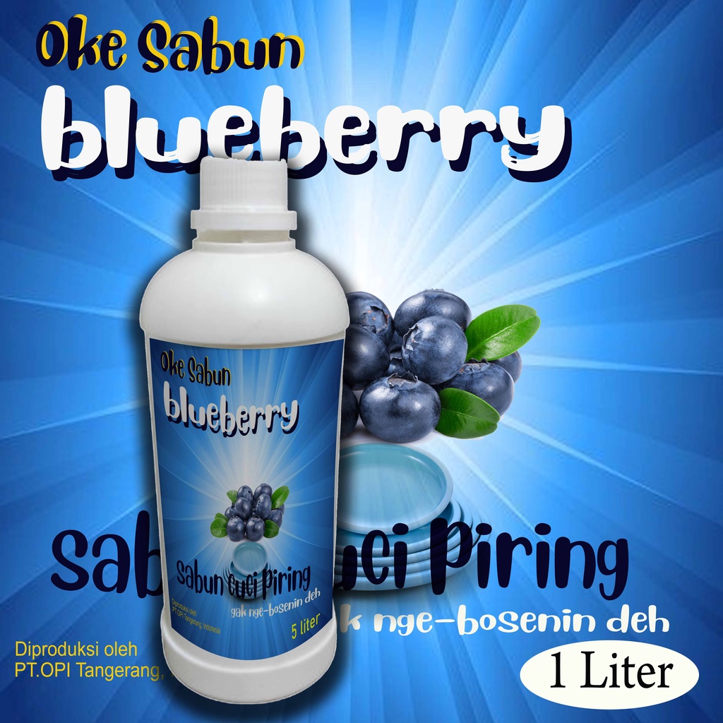 sabun cuci piring 1L varian wangi blueberry terbaru