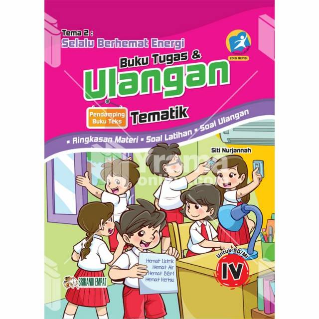 Buku Tugas Dan Latihan Soal Tematik Sd Kelas 4 Tema 2 Selalu Berhemat Energi Shopee Indonesia