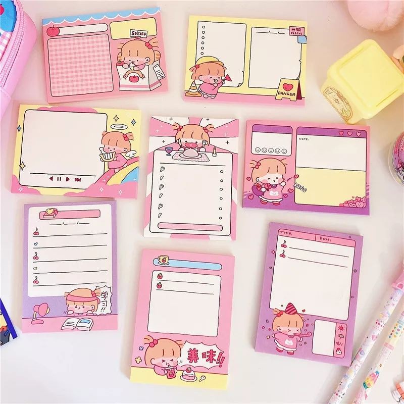 

50 Lembar Memopad Girls Life Notepad Memo Paper Vol. 3