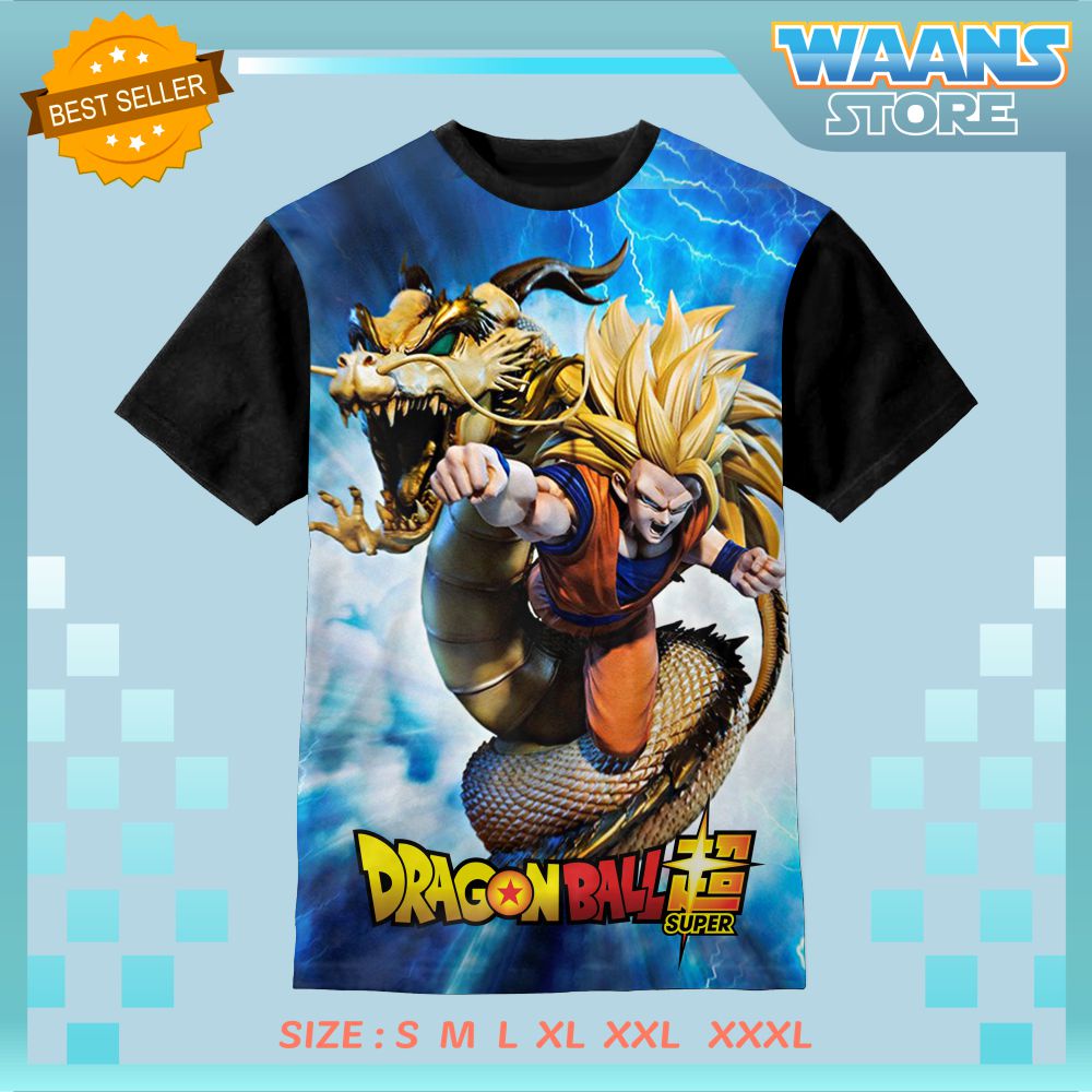 Kaos Anak DragonBall 3D SUPER