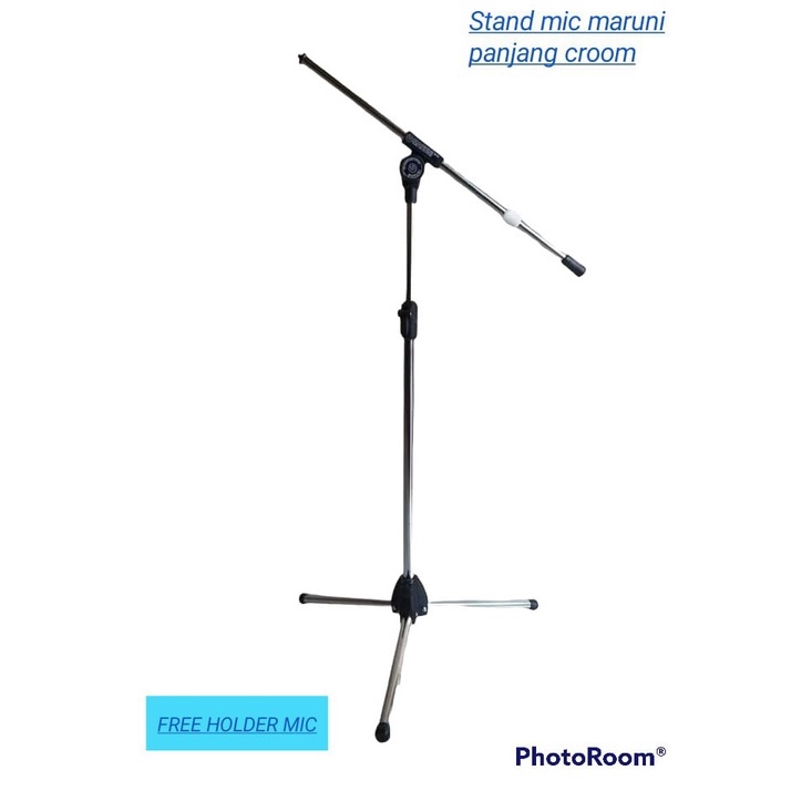 STAND MIC MARUNI PANJANG CROOM Stan maruni panjang krom