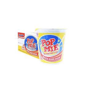 

POP MIE INSTANT REGULER KUAH RASA KARI AYAM KEMASAN DUS ISI 24 PCS
