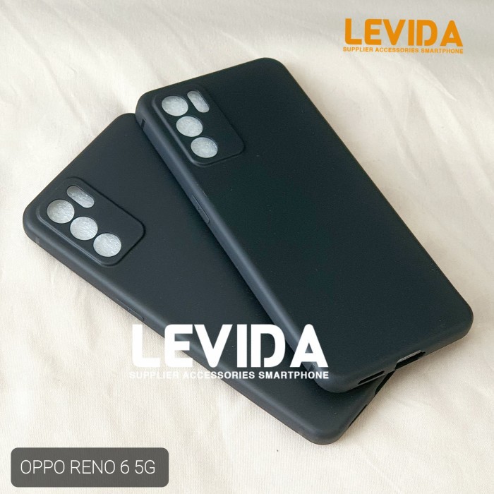 CASING HP OPPO RENO 6 5G SOFT CASE MACARON LIST ORIGINAL SOFT CASE CASING CAFELE