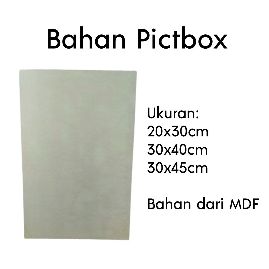 pictbox SPANRAM hiasan dinding jam dinding custom 20 X 30