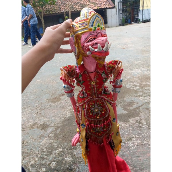 wayang golek cakil standar pentas