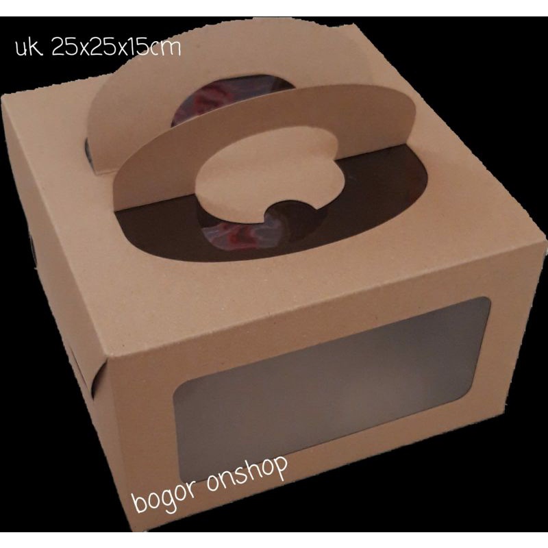 

3 buah Box kue 25 x 25 x 15 cm