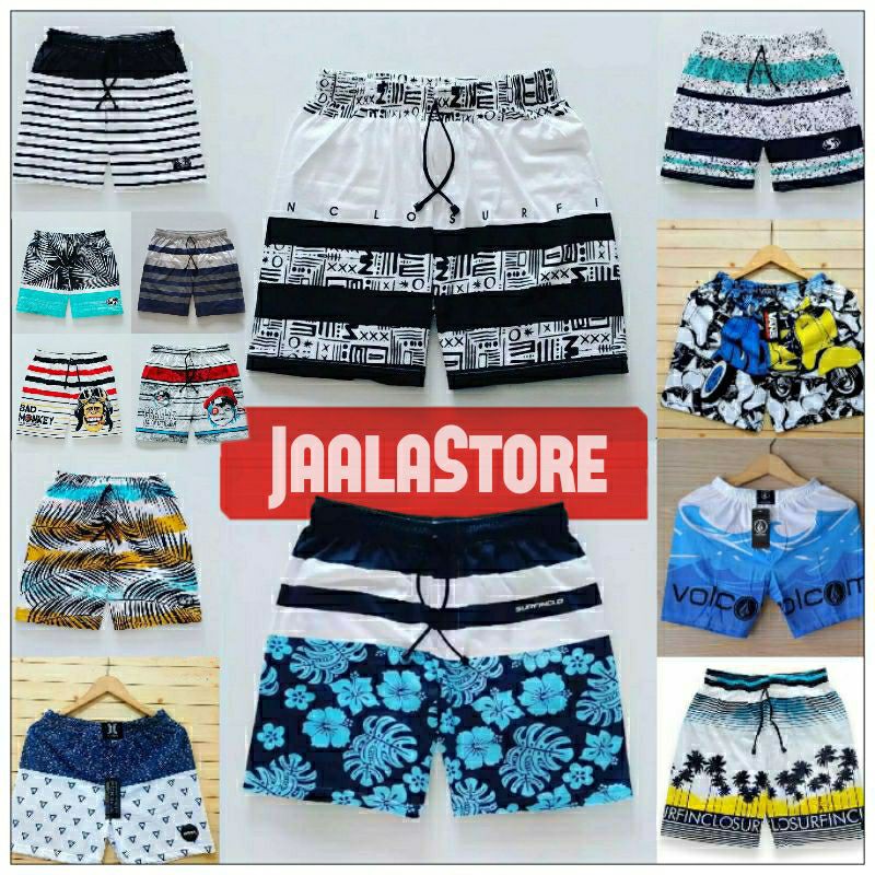 BEST SELLER - BOXER PRIA | CELANA PENDEK | GROSIR BOXER | COLOR PANTAI