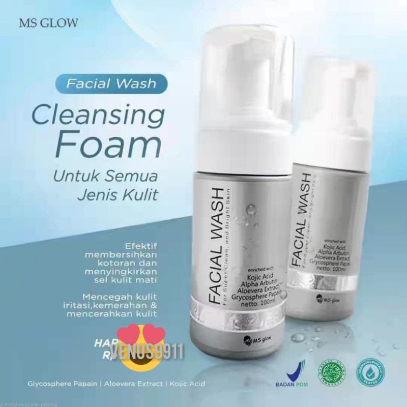 MS GLOW FACIAL WASH MS GLOW SABUN MS GLOW ORIGINAL