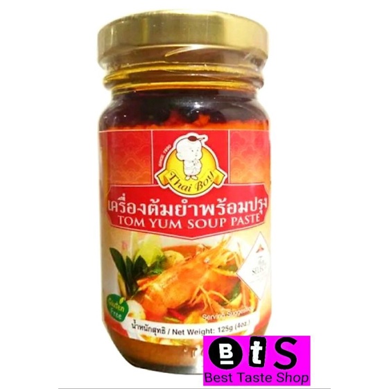 

Thai Boy Tom Yum Soup Paste 125 GR free Gluten / Bumbu Tom Yum Tomyum