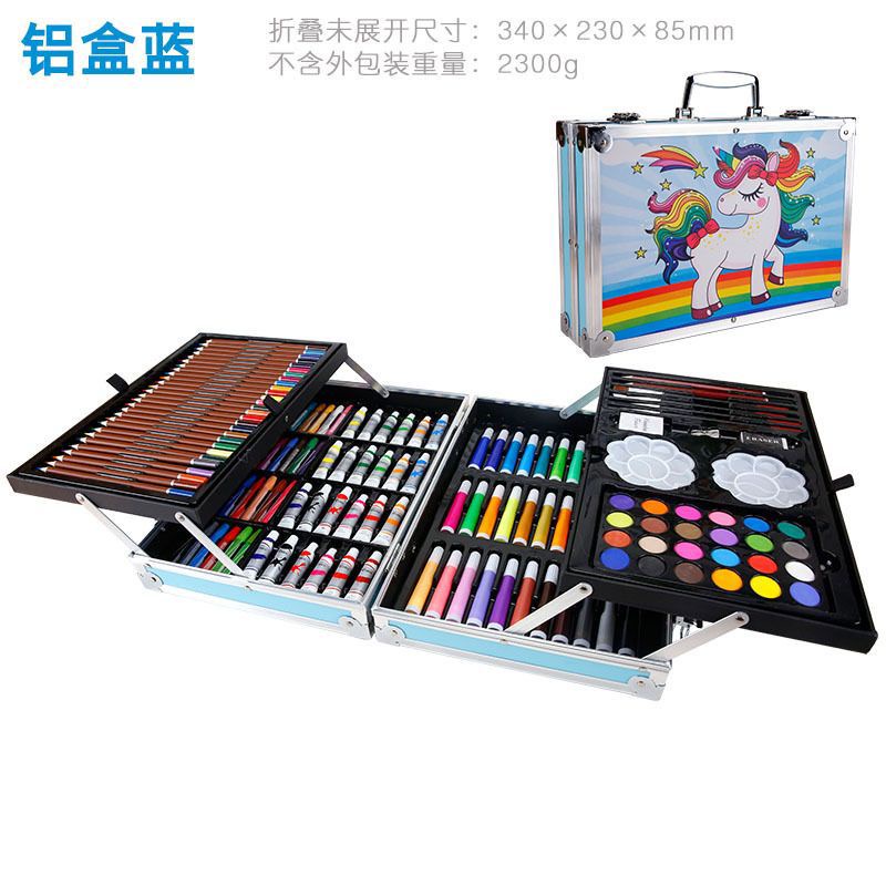 

PS - Crayon Art Set Pensil Warna Warni 145 Pcs Koper Besi / Crayon Colouring Set 145 in 1 / Gulali Books Paket Art Set 145in1 Alat menggambar dan Mewarnai Art Set 145 Pcs