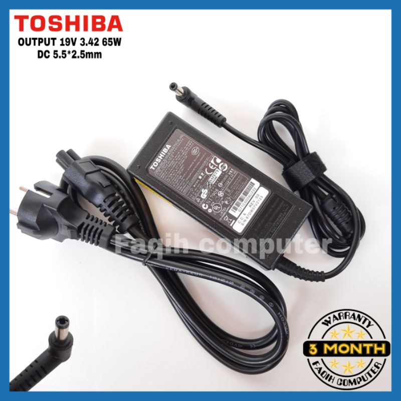 Adaptor Charger Original Laptop Toshiba Satellite L745 L740 L735 L645 L640 C640 C600 C800 C840 C840D