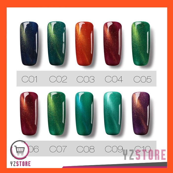 Kutek Gel Cat Eye Nail Polish UV LED Rosalind 01-20 YZ108