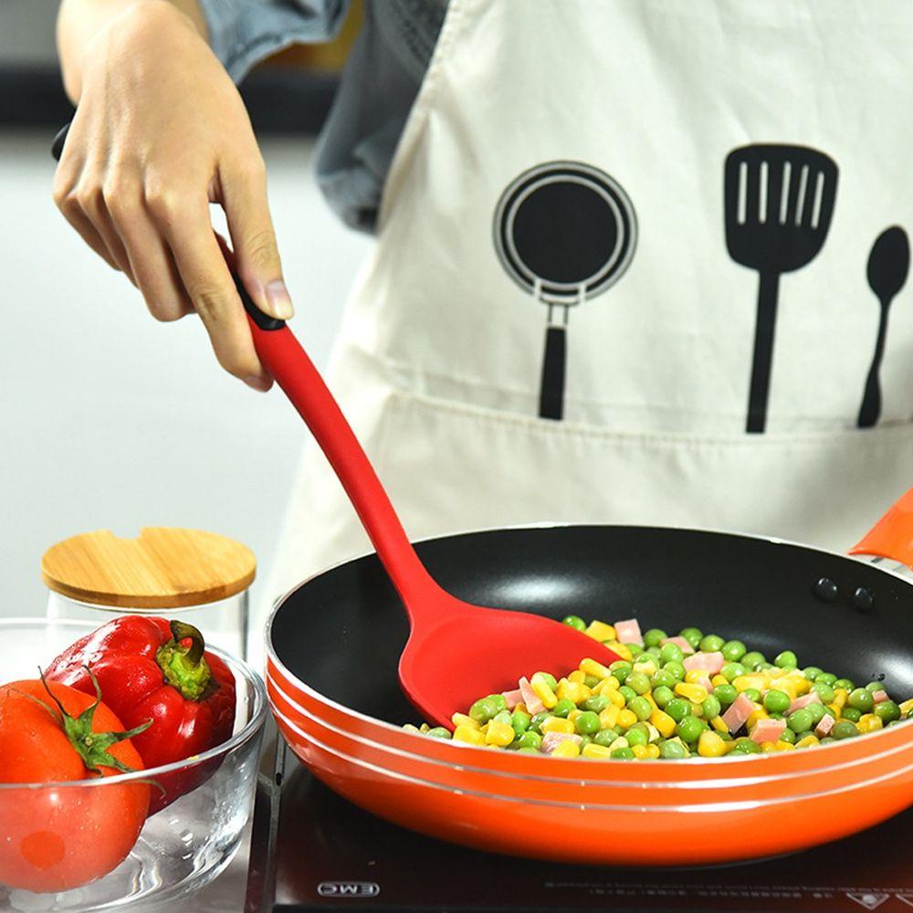 [Elegan] Sendok Sup Masak Silikon Peralatan Makan Peralatan Masak Gadget Kitchen Utensils Spatula