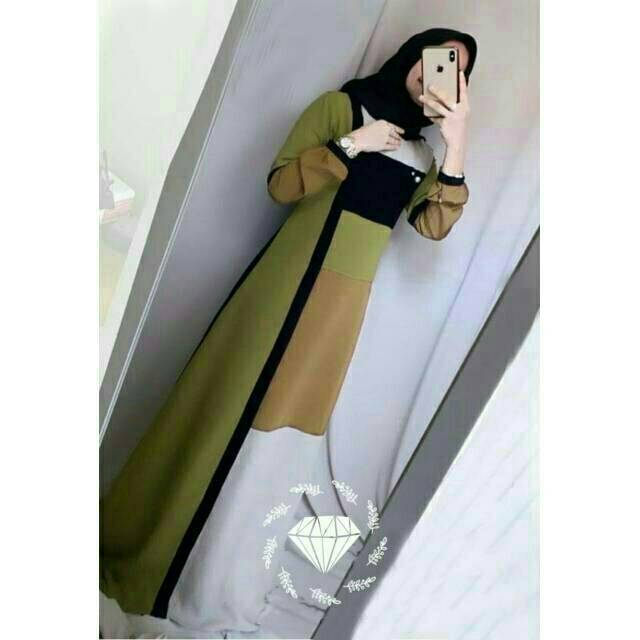 MAXY MEGAWATI, MOSCREPE, GAMIS HIJAB MUSLIM, MAXY DRESS