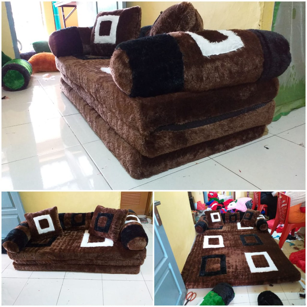 kasur lipat sopabed karakter bulu-bulu