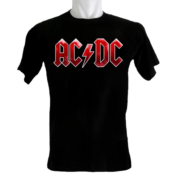 Indoshirt - Kaos ACDC Red Logo - Bahan Katun - Kerah O - Ukuran 3XS sampai dengan 3XL - Banyak Pilih