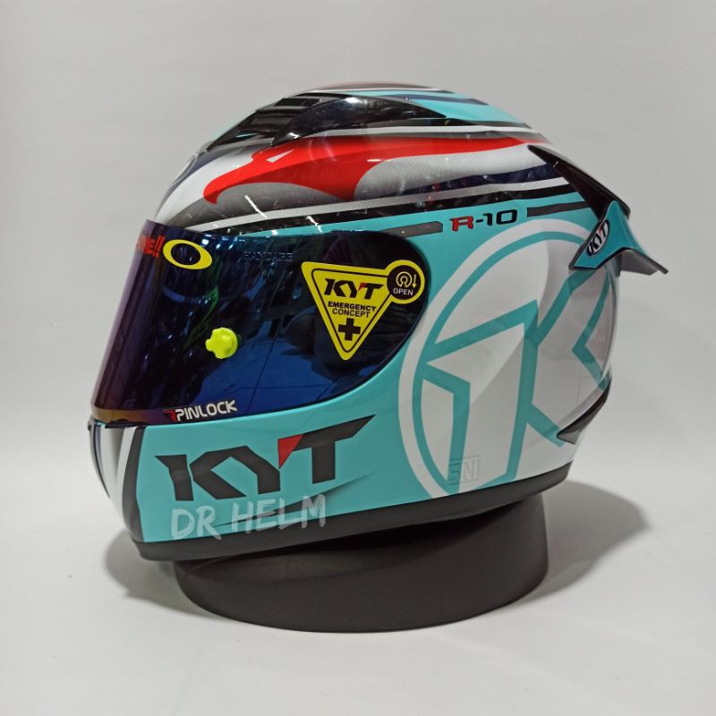 HELM KYT R10 MOTIF AQUA PAKET GANTENG