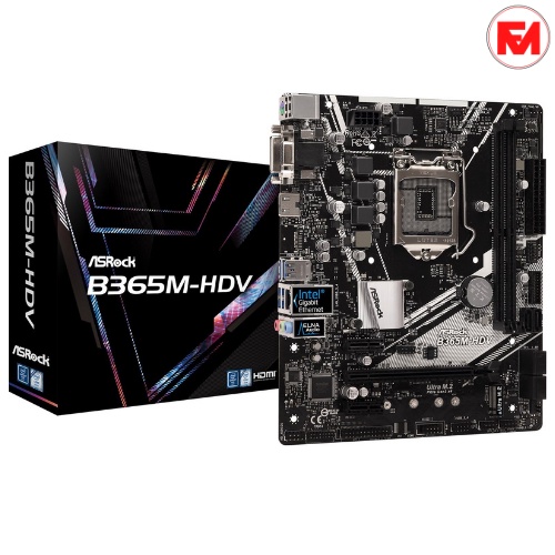 Motherboard ASRock B365M-HDV (LGA1151, B365, DDR4, USB3.1, SATA3)