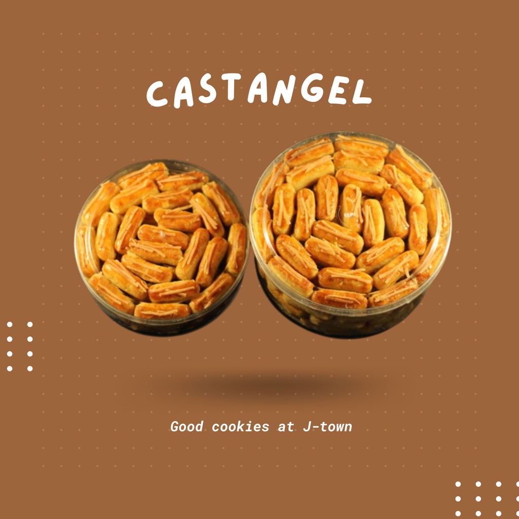 

Castangel || Kastangel || Reguler 250gram & 500gram || Kue Lebaran || Natal || Implek