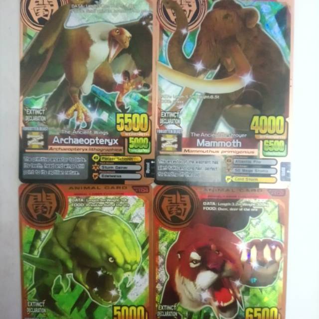 Animal Kaiser Mammoth Saber-toothed Tiger Archaeopteryx Dunkleosteus