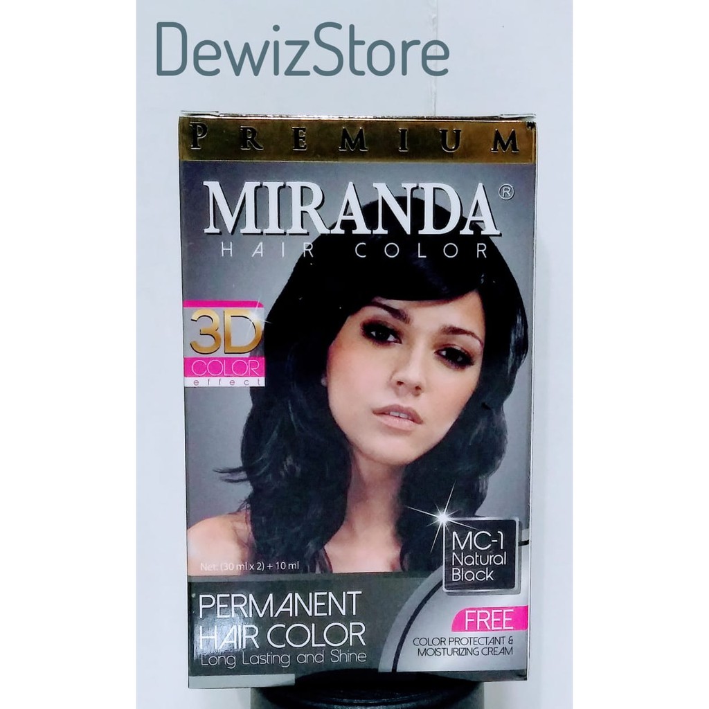 MIRANDA HAIR COLOR / PEWARNA RAMBUT MIRANDA (MC 1 - NATURAL BLACK)