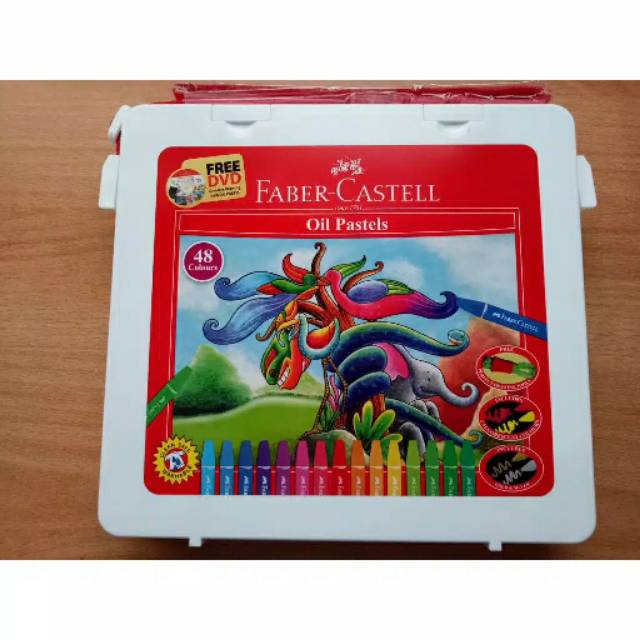 

Faber Castell Hexagonal Oil Pastel 48 Warna (Free DVD)