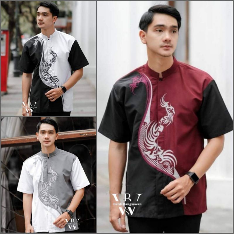 BAJU KOKO BORDIR NAGA TERBARU BESTSELLER MEWAH ELEGAN BAJU MUSLIM KOKO DEWASA KOKO DEWASA MUSLIM KOK