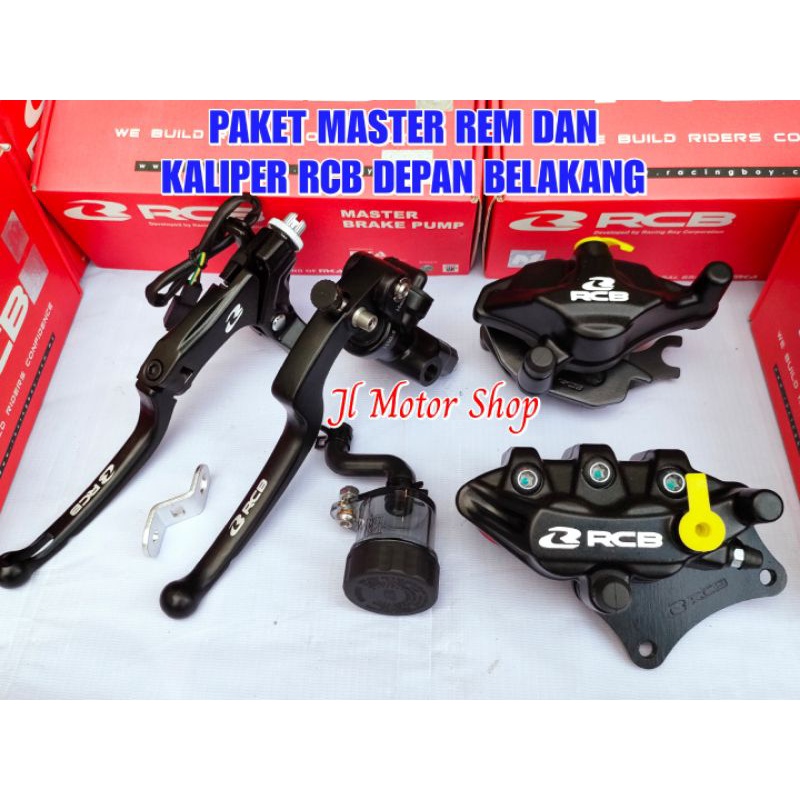 MASTER REM RCB KIRI KANAN HANDLE KOPLING PLUS CALIPER KALIPER RCB DEPAN BELAKANG GSX 150 SATRIA FU 150 KARBU SATRIA FU 150 INJEKSI SATRIA 2 TAK SATRIA RU 120 KALIPER RCB S SERIES S1 S55 ORIGINAL