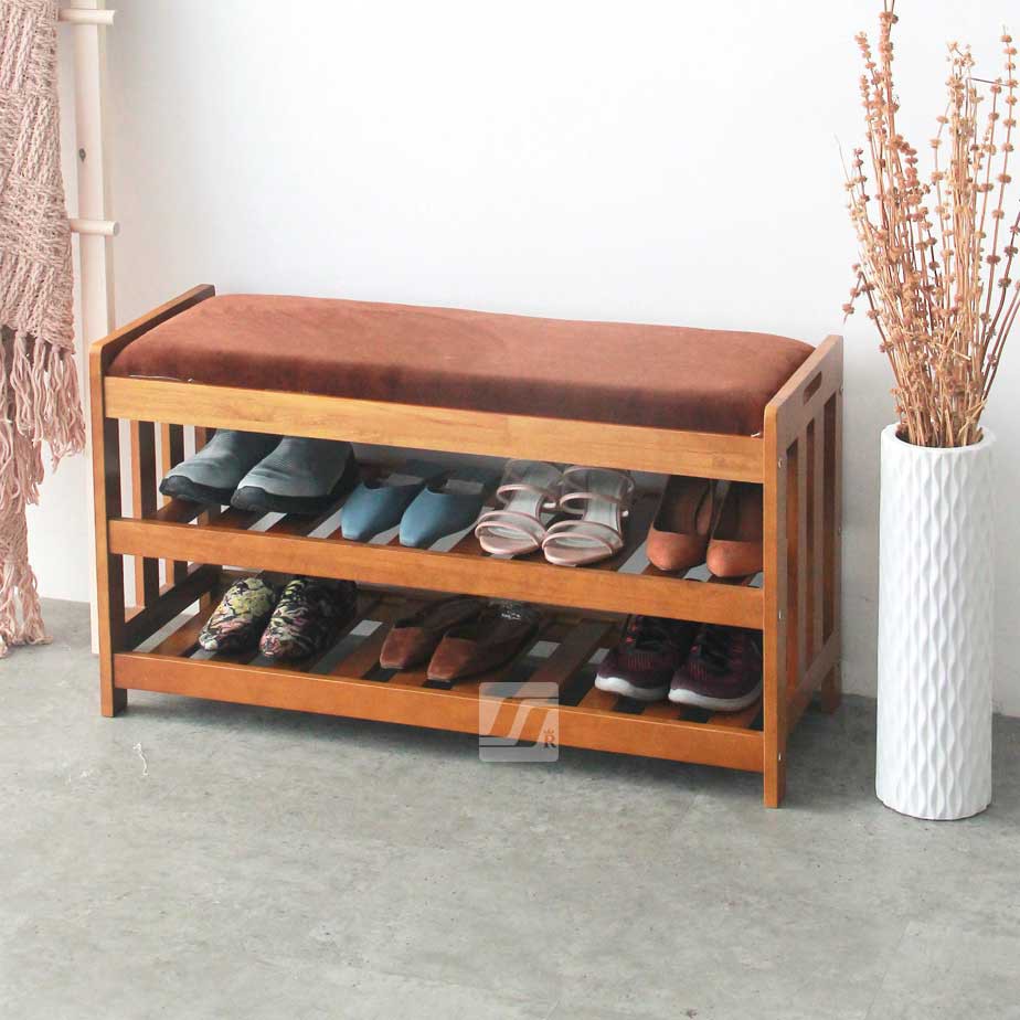 Rak Sepatu Winfield - Medium Oak