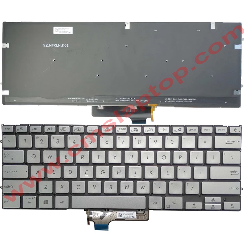 Keyboard Asus Zenbook 14 UX431 X431 V431 K431 backlight