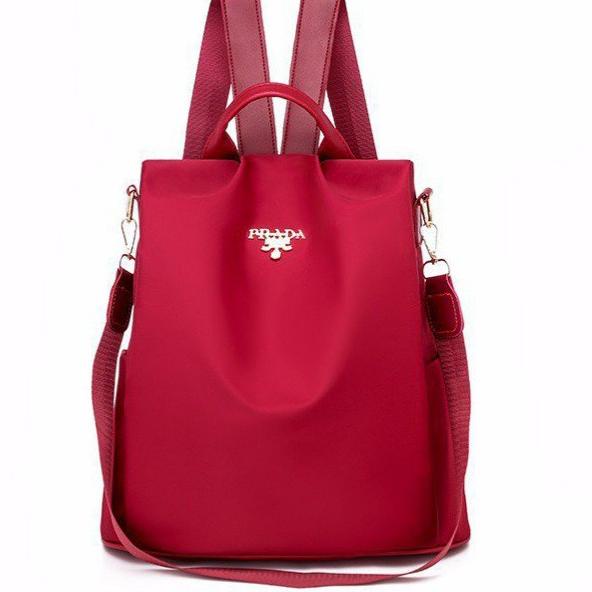 TAS RANSEL BACKPACK ANTI AIR KULIAH FASHION WANITA KOREA PUNGGUNG NEVADA MURAH IMPORT SEKOLAH BATAM 