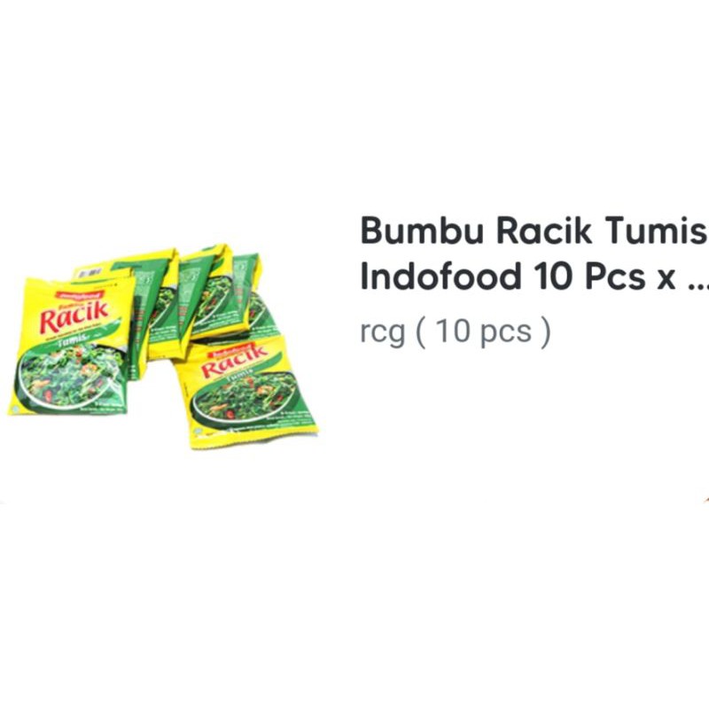 

BUMBU RACIK SAYUR TUMIS