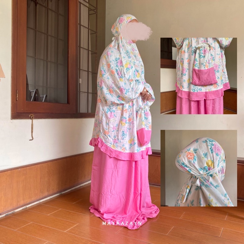 Mukena Hadramaut Atas-Bawah