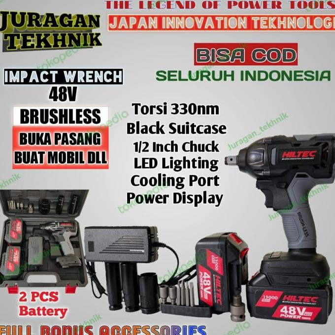 $$$$] promo Mesin Buka pasang baut impact wrench Hiltec Japan Terbaik COD