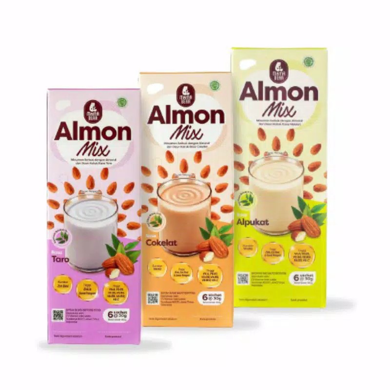 MAMABEAR | ALMON MIX |SERBUK ALMON | ALMON |NUTRISI IBU HAMIL | NUTRISI | ASI BOOSTER