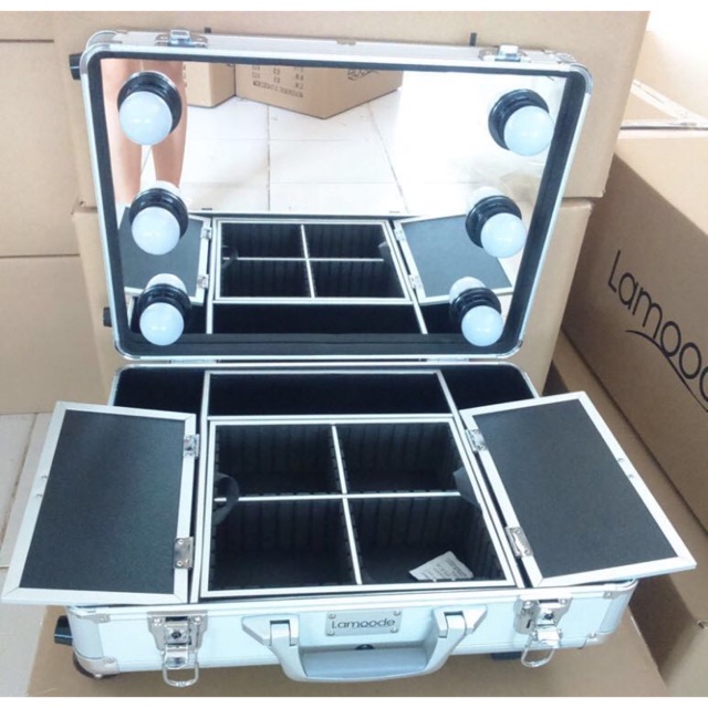 Beauty Case Lampu Aluminium