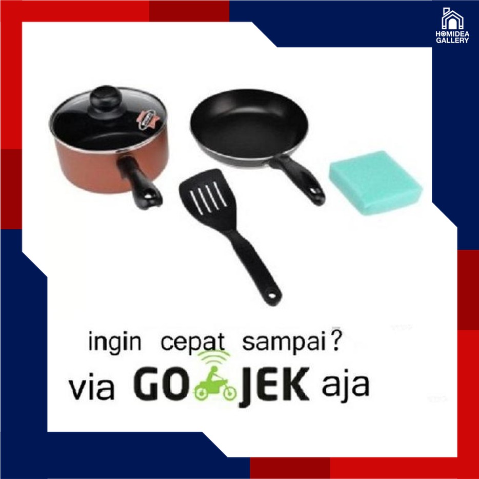 Maxim Wajan Venice Set - Teflon peralatan masak